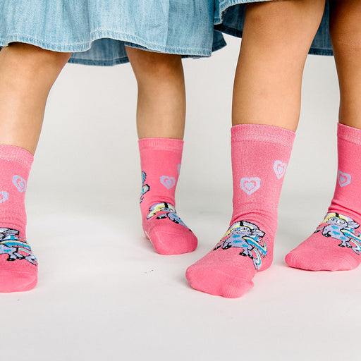 Toddler 2 Pack Grip Socks 2T-4T (Dakota)